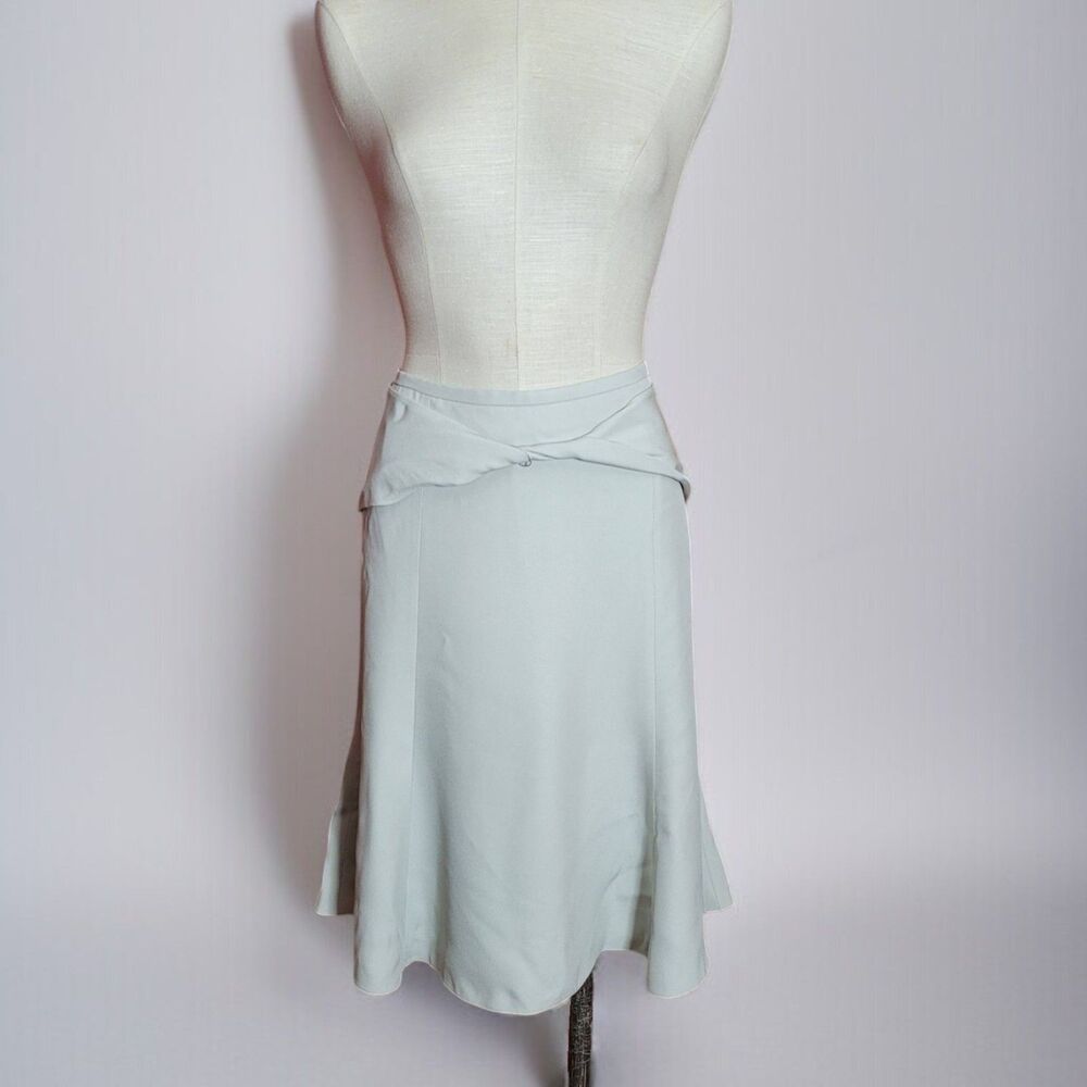 NWT Armani Collezioni Pearl Twist Front Skirt - Picture 2 of 7